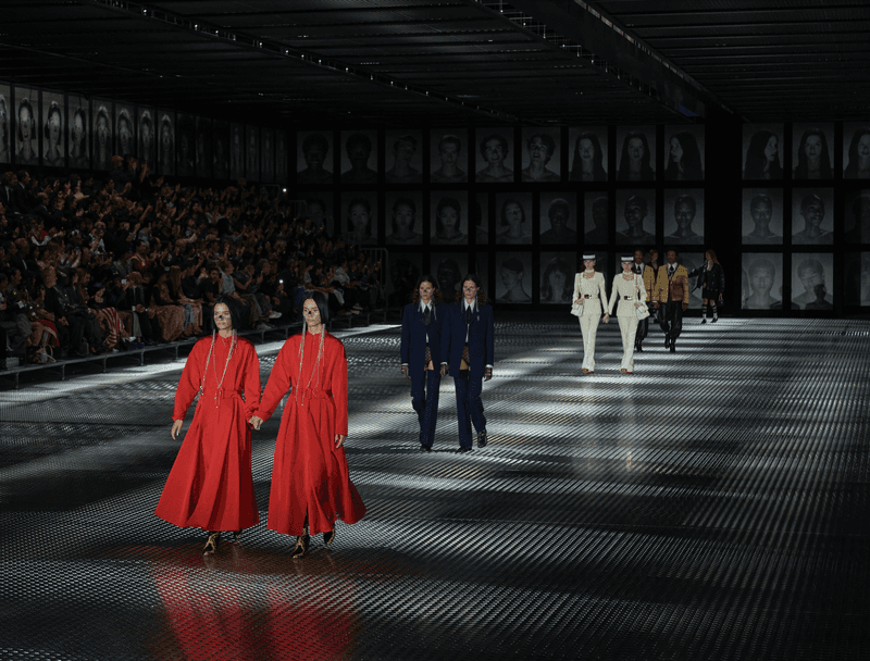 The Dupont Twins on Walking the Runway Together for Gucci - PAPER