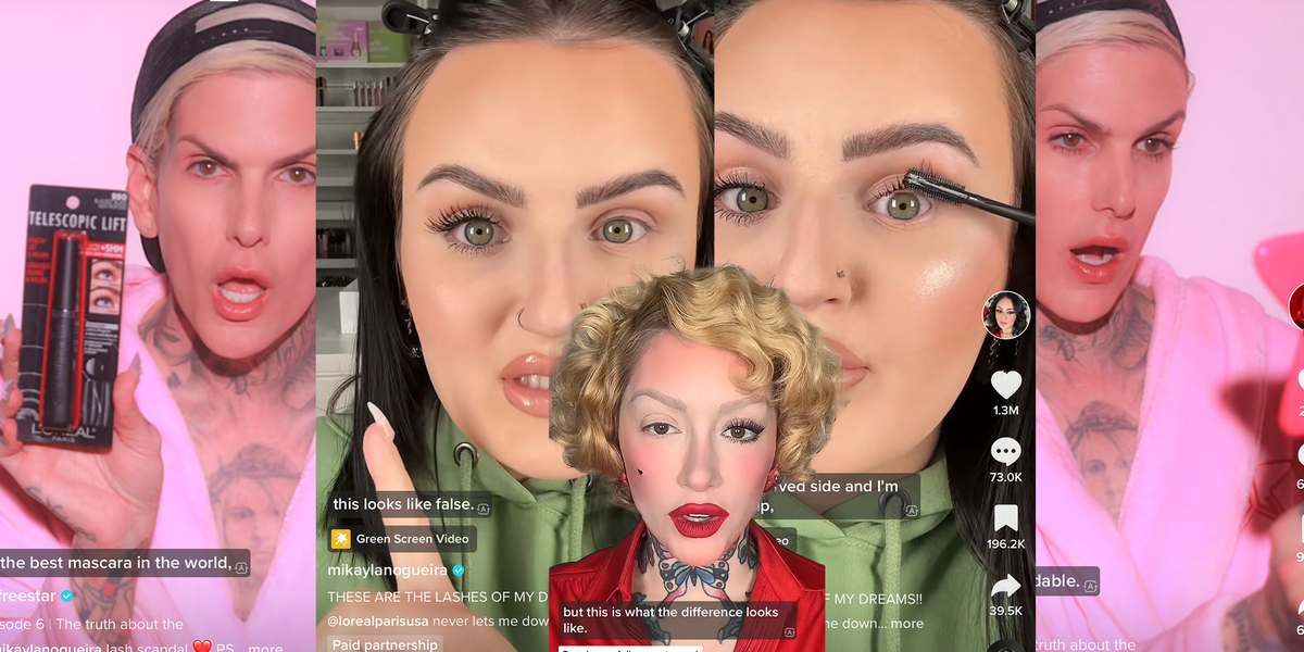 TikTok Is Ablaze Over This Mascara Drama