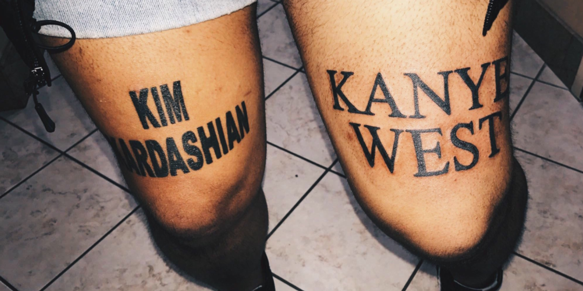 Kim Kardashian Is a Fan of Her Fan's Insane Tattoos