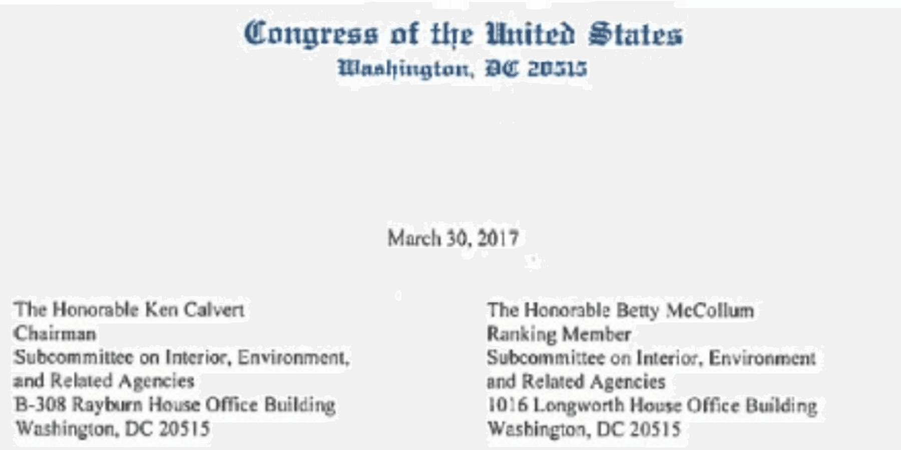 House Republicans Urge Trump To Keep Funding the NEA