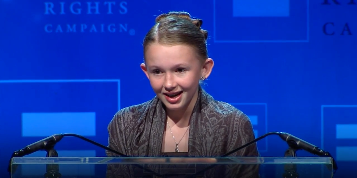 Young Lesbian Mormon Honored by the HRC for Her Bravery
